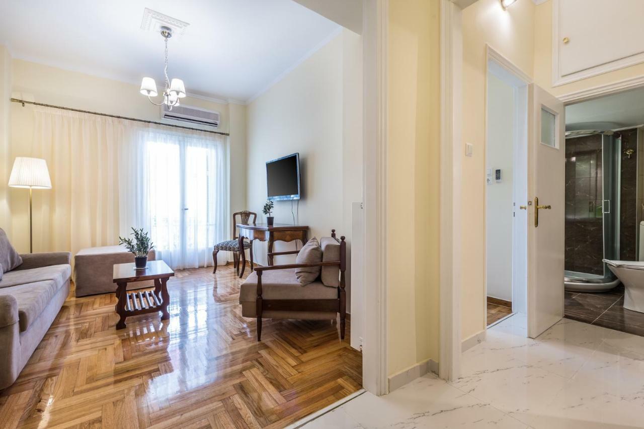 Chic Flat In Kolonaki Next To American Embassy Athen Exterior foto
